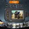 Carro dvr VODOOL corpo inteiro câmera à prova d'água para motocicleta 720P HD visão traseira traseira condução DVR Dash Cam Logger gravador caixaHKD230701
