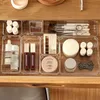 Stitch transparent skrivbord akryl förvaringslåda låda arrangörer smycken makeup arrangör för kosmetisk garderob arrangör för små saker