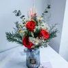 Fleurs séchées Rose naturelle savon artificiel Bouquet de tournesol cadeau saint valentin anniversaire mariage décor à la maison fleur Flores