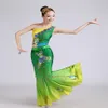 Stage Wear Specials Dai Dance Costumes Peacock Clothing Skirts Fishtail Skirt289T