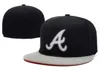 أعلى مبيعا العلامة التجارية Braves A إلكتروني قبعات البيسبول الرجال النساء سائق الشاحنة الرياضة العظام aba reta gorras القبعات المجهزة hh-7.1