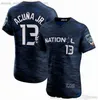 2023 All-Star Baseball Jerseys 13 Ronald Acuna Jr. 12 Шон Мерфи 99 Спенсер Страйдер 55 Bryce Eld