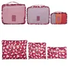 Travel Luggage Packing Organizers Wash Bags AntiDust Portable Storage Bag Clothes Socks Shoes Cosmetic Pouch Packing Cubes 6PCS 6477772