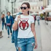 Women's T Shirts Satans School For Girls Funny Women Tshirt Witchcraft Edgy Trendy Goth Grunge Aesthetic Alternative Clothing