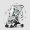 Universale Impermeabile Carrozzina Parapioggia Accessori Passeggino Trasparente Parapolvere Vento Cerniera Aperta per Passeggini Impermeabile L230625