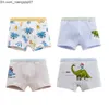 Calcinha Calcinha 4pcslot Crianças Meninos Cuecas Desenhos Animados Crianças Shorts Para Bebê Menino Adolescentes Algodão Cueca Dinossauro Carro Padrão 230331 Z230701