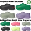 Designer Adiform Stan Mule Slippers Men Women Slider Runner Core Black Lucid Lemon Lucid Pink Silver Green Sandals Slide Slipper Stan Smith Trainer Runr Slides Shoes