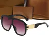 Nouveau 1409 lunettes de soleil design grand cadre marque résistant aux UV sports de plein air hommes lunettes de soleil dégradé couleur femmes lunettes polarisées accessoires de mode avec boîte