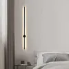 Lampen Moderne Minimalistische Lange Wandlamp voor Woonkamer Led Licht Slaapkamer Sofa Achtergrond Nachtkastje Verlichting Armatuur Home DecorHKD230701