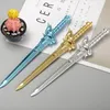 Pens 36Pc/Lot New Sword Weapon Gel Ink Water Singed Pen/Cute Stationery/Children Gift/School Office Supplier