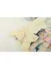 Женские блузки Рубашки Летняя рубашка с пышными рукавами и квадратным воротником Повседневный винтажный шикарный топ с кавайным принтом Уличная одежда в стиле Харадзюку Свободная женская блузка 230630