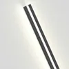 ランプモダン60/80/100/120cm LEDウォールライト調光スイッチベッドルームベッドサイド焦点ブラックゴールドホワイトメタルパーラー通路LAMPHKD230701