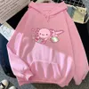 Bluzy bluzy bluzy dla kobiet Śmieszne Axolotl Relaks Gamer Hoodie Winter Woman Hoodies Springautumn Unisex Bluza Harajuku sudaderas na prezent urodzinowy 230630