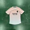 New Trapstar Football T-shirt Rosa Unisex Coppia Ice Silk 23 Jersey Uk Drill