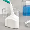 Cadre 3000 ml Distributeur de détergent à lessive Récipient de détergent pour salle de lavage Adoucisseur liquide Bouteille de mélange en poudre avec bouchon et étiquettes