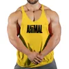 Regatas masculinas de marca Animal Gym Tops masculinos roupas fitness masculinas musculação verão para masculino colete sem mangas camisa 230630