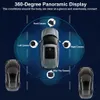 Wideorejestrator samochodowy CAIX 360 ° pomocniczy stopień panoramiczny widok przestrzenny przedni tylny lewy prawy aparat 1080P dla androida Radio odtwarzacz dvdHKD230701