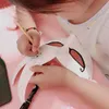 Маски для вечеринок Glowing Cat Face Mask Cover Strap Inspire Creation Lightlight DIY Half Dancing Masque Kids Painting Toy 230630