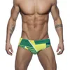 Roupa de banho masculina verão maiô de cintura baixa estampada calção de banho sexy shorts de secagem rápida cueca banho roupa de praia surf sunga terno 230630