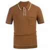 Polos pour hommes à manches courtes avec col boutonné et poche | Design classique et élégant pour une tenue décontractée ou formelle 230630