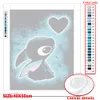 Number Paint Kit for Adults Alice Oil Painting by Numbers Princess Canvas Acrylic Paint Cartoon Hand Unique Gift