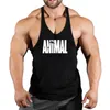 Regatas masculinas de marca Animal Gym Tops masculinos roupas fitness masculinas musculação verão para masculino colete sem mangas camisa 230630