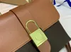 2023 High Quality Fashion Luxury LOCKY BB Handbags Padlock Gold lock Totes Shoulder Bags Genuine Leather Cowhide Cross body Purses AAAAA