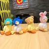 15 cm Kawaii Ente Plüsch Spielzeug Tasche Anhänger Mini Entlein Tier Puppe Gefüllte Urlaub Geburtstag Geschenk DIY Spielzeug für Mädchen 2174