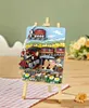 Blöcke Blöcke Malerei Weihnachtsbaum Weihnachtsgeschenk Zeichnung Puzzle Weihnachtsgeschenk Zusammengebautes Spielzeug Montagemodell Kinder R230701