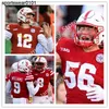 American College Football Wear Nebraska Cornhuskers Football Jersey 15 Zavier Betts 2 Adrian Martinez 42 Nick Henrich 21 Noa Pola-Gates 54 Bryce Benhart 18 Wynden Ho