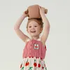 Kleidung Sets Kinder Kleidung Mädchen Kleid Für 2023 Sommer PS Koreanische Baby Mädchen Kirsche Gedruckt Prinzessin Kinder Kleidung 2 bis 8 Jahre 230630