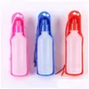 Water Bottles 250Ml Dog Outdoor Bottle Travel Sport Feed Drinking Pet Supply Portable Product Drop K3 Delivery Home Gar Dyt