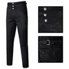 Herrbyxor Mens Gothic Pantalon Victorien Victorian Steampunk Homme Gotico Vittoriano Hombre Performance 230630