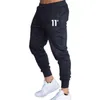 Mäns byxor solid casual mens casual Slim fit Tracksuit Sports Solid Male Gym Cotton Skinny Joggers Sweat Trousers 230630