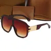 Nouveau 1409 lunettes de soleil design grand cadre marque résistant aux UV sports de plein air hommes lunettes de soleil dégradé couleur femmes lunettes polarisées accessoires de mode avec boîte