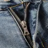 Top Craftsmanship Jeans pour hommes Pantalons de créateurs AMR Jeans déchirés pour hommes Trous cassés Jeans skinny Mode Pantalon slim TAILLE 28-40 DJ90