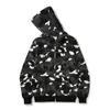 Mens Hoodies Sweatshirts Mens Hoodies Designer Shark full zip ape hoodie Tech Fleece Cardigan Camouflage Jacket bapes Hoody Hooded Sweatshirt Man Women J230701