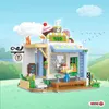 Blocks Building Block Home Store Creative House Building House Micro Urban Building Garden Villa Street View Детская развивающая игрушка R230701