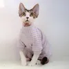 Одежда безволосая одежда для кошки Devon Sphynx Cat Estact Veet Belly Lothing Fourgeged Свитер Слюнкс одежда для кошки