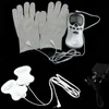 Inne elementy masażu elektroniczne masaż magiczne rękawiczki fitness szyja masażer tylnej dziesiątki terapia akupunktura terapia zdrowotna Elektrodę Elektrodę Masaż Rękawiczki 230630