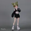 Dolls Design BJD Doll 1/6 Ambra Carved Body Style Fashion Sport Resin Toys Joint Make Up 230630