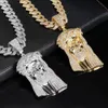 Joyería de diseño Sier Chapado en oro macizo para hombre Diamante Vvs Moissanite Iced Out Hip Hop Jesús Colgante