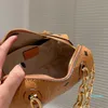 2023-Hot Dicke Kette Designer Tasche mit Brieftasche Frauen Umhängetaschen Luxurys Handtaschen Mini Designer Umhängetasche Dame Briefe Drucken Kissen geldbörse