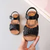 Sneakers baby gladiator strand sandaler platt casual andningsväv romerska skor sommar barn skor 2022 strandbarn sandaler flickor f02121hkd230701