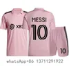 Clothing Sets 2324 lnter Miami High quality Adult Kids kit jersey Customized shirt 230630