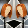 Ginger Short Bob Wig 13x6 Human Hair Wigs for Women Bob Ginger Orange Bone Straight Lace Front Bob Wigs