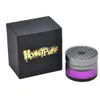 Honeypuff Smoking Grinder 63MM 4 couches en aluminium Bluetooth haut-parleur modèle Aviation en aluminium broyeur de fumée coffret cadeau homme cadeau