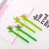 Pennen 50 stks kawaii pen schattige anime aap bamboe gel penkantoor en schoolbenodigdheden studenten kinderen stationaire cadeau gadget items bulk