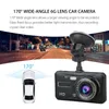 DVRs Dash Cam Câmera frontal e traseira CAR DVR Car Video Recorder Vehicle Black Box FULL HD 1080P Night Vision Driver RecorderHKD230701