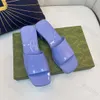 Designer sandal geléskor kvinnor mode sandaler höga klackar gummi bild damplattform toffel sommaren hög klackar strand tofflor präglade flip flops